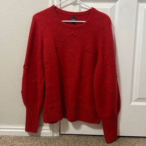 Red GAP Dress Sweater
